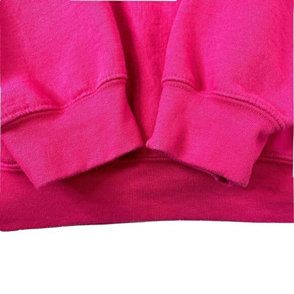 Gildan Hooded Sweatshirt Womens size Medium be kind Pullover Hoodie Bright Pink - Picture 6 of 9